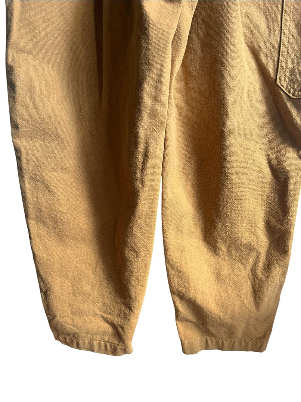 Everlane Canvas Organic Cotton Coverall Mustard S - Picture 10 of 16